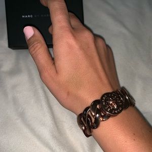 Marc Jacobs rose gold link bracelet